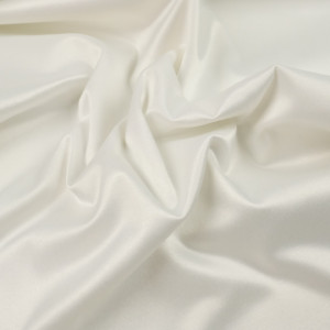 Satin Stretch Blanc Casse - 10cm