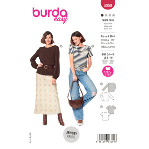Patron T-shirt / blouse Burda 6059