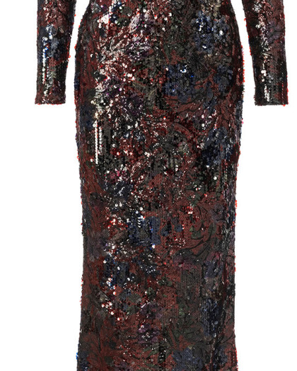 Patron Robe de soirée décolleté dos Burda 6068