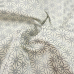 Coton Enduit Saki Argent - 10cm