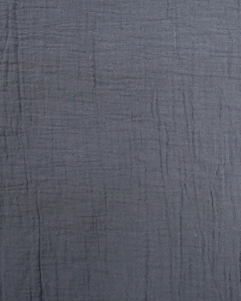 Double Gaze grande largeur gris Oeko-tex  -  Mercerine