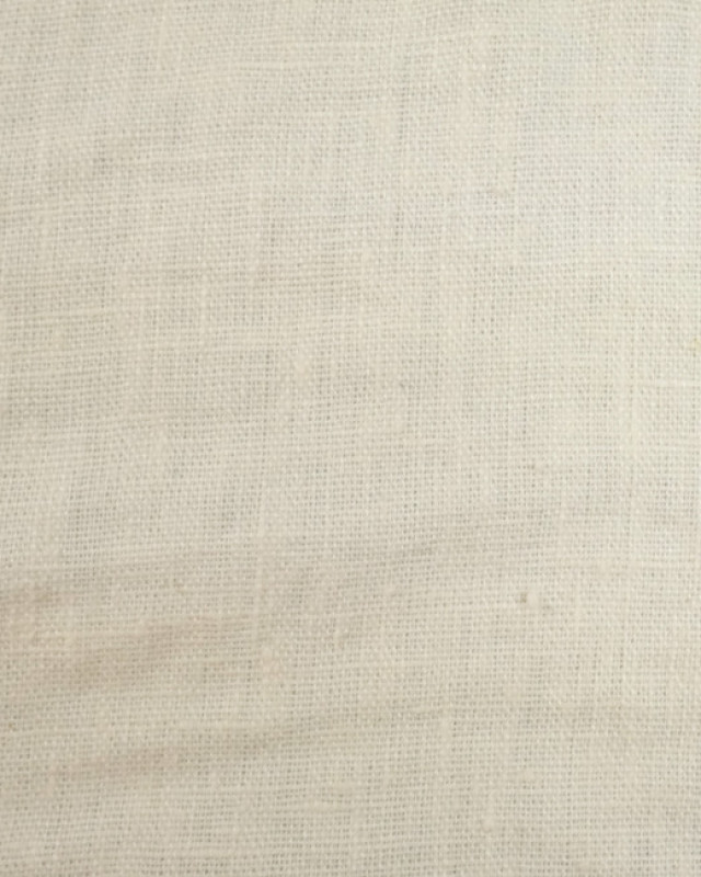 Tissu Lin Lavé Ivoire ameublement - Mercerine