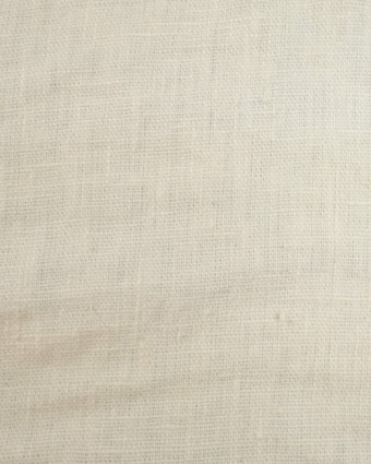 Tissu Lin Lavé Ivoire ameublement - Mercerine