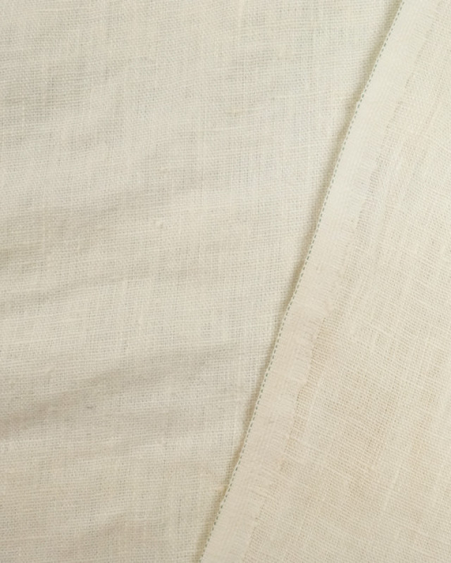Tissu au mètre : Lin Lavé écru - Mercerine