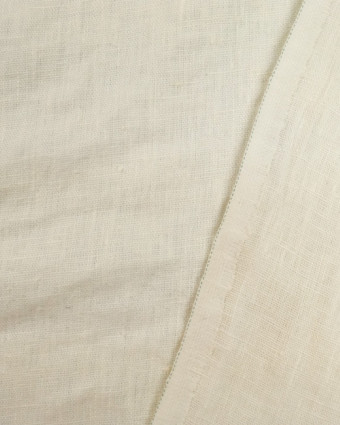 Tissu au mètre : Lin Lavé écru - Mercerine